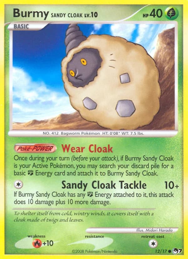Burmy Sandy Cloak (12)