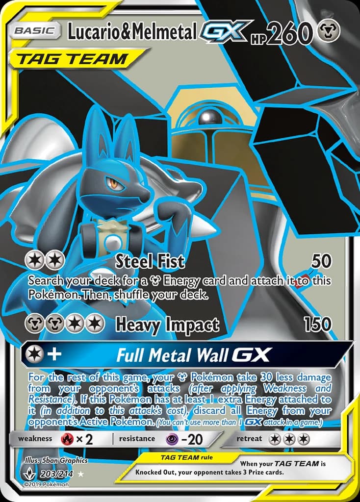 Lucario & Melmetal-GX (203)