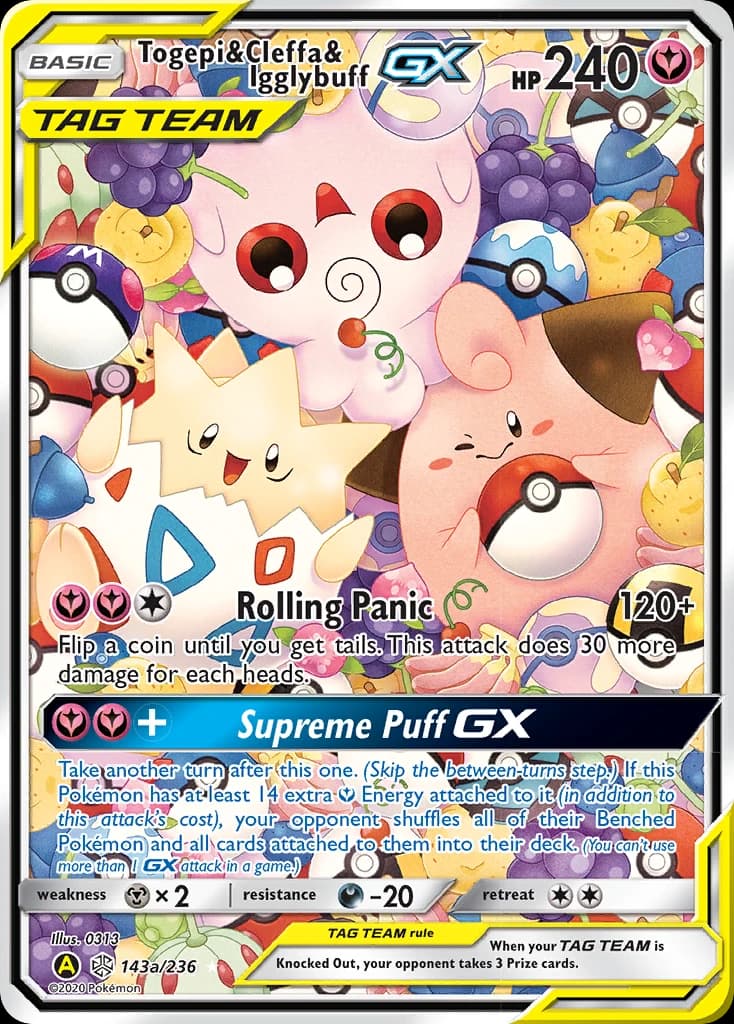 Togepi & Cleffa & Igglybuff-GX (143a)