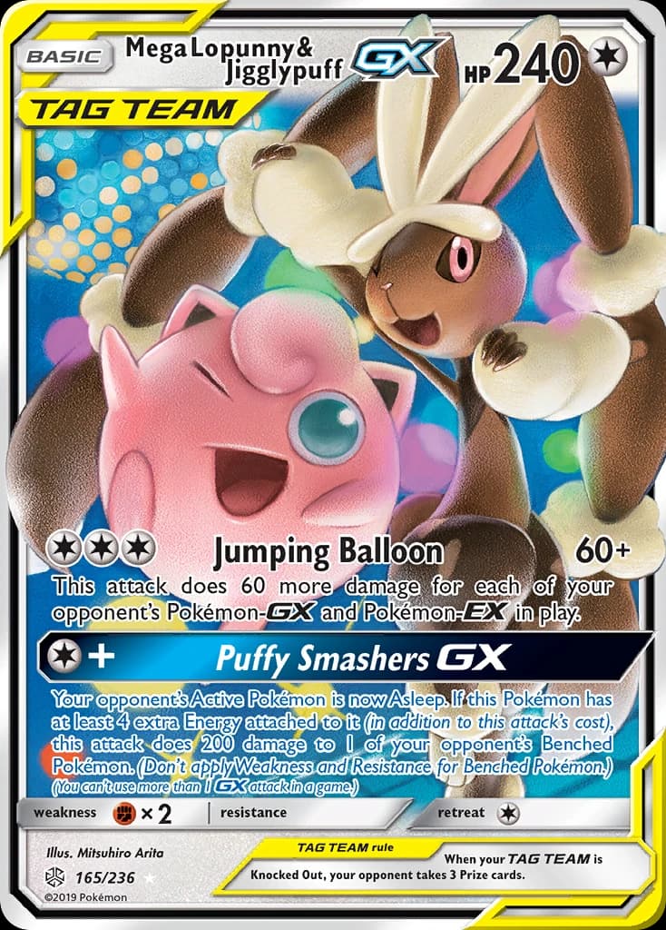 Mega Lopunny & Jigglypuff-GX (165)