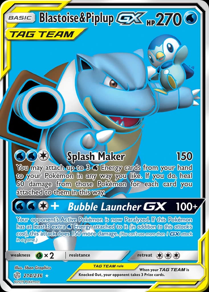 Blastoise & Piplup-GX (214)