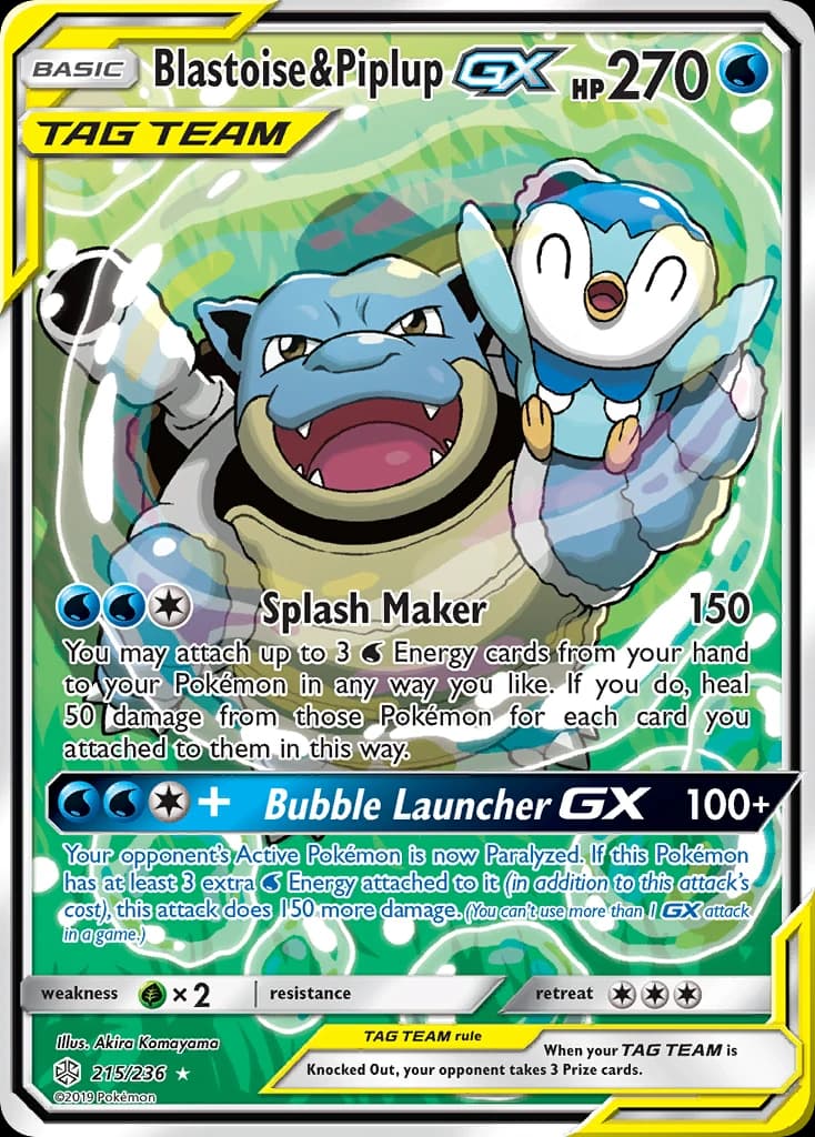 Blastoise & Piplup-GX (215)