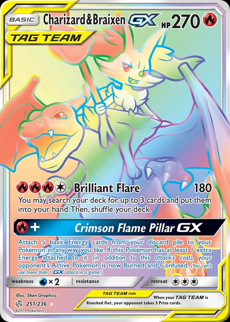 Charizard & Braixen-GX (251)