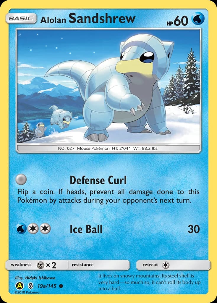 Alolan Sandshrew (19a)