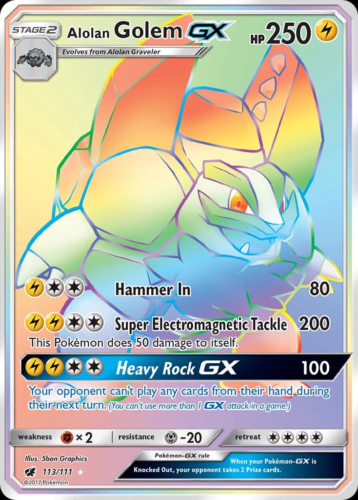 Alolan Golem-GX (113)