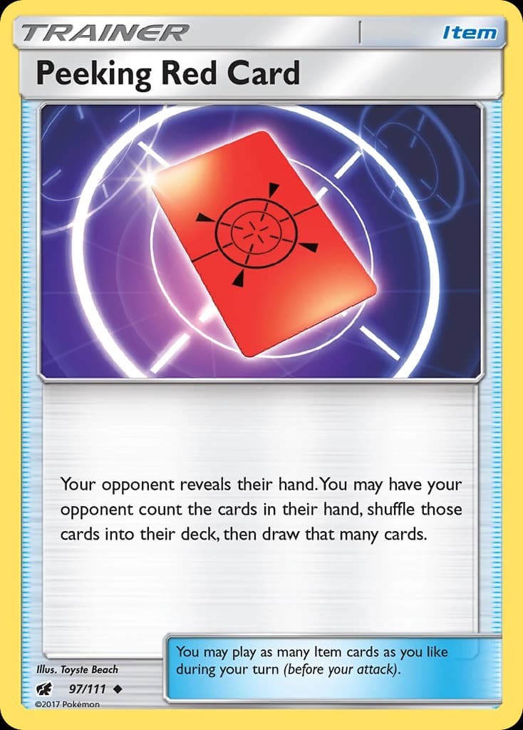 Peeking Red Card (97)