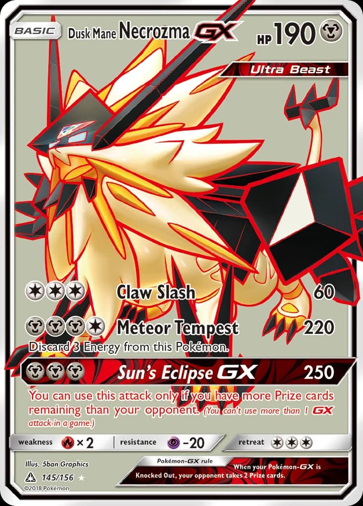 Dusk Mane Necrozma-GX (145)