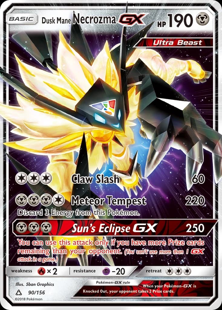 Dusk Mane Necrozma-GX (90)
