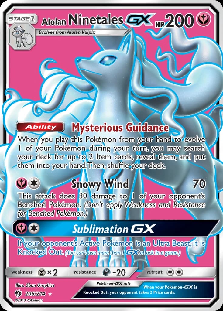Alolan Ninetales-GX (205)