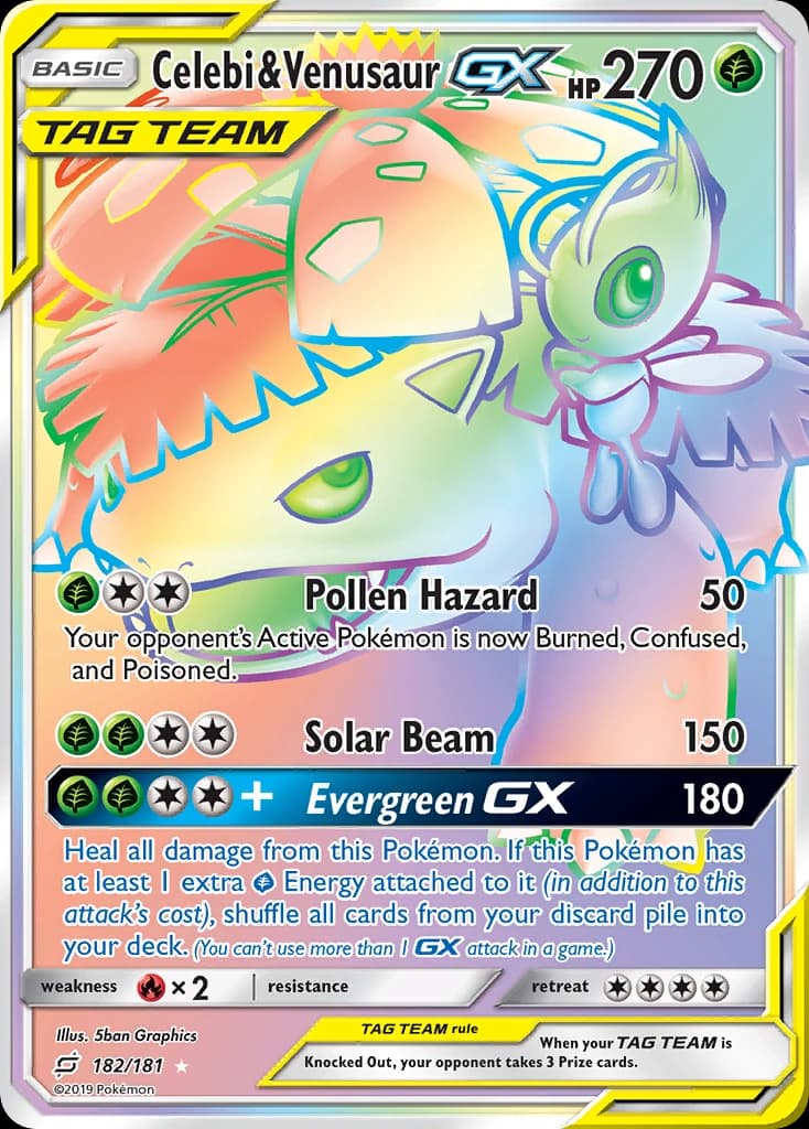 Celebi & Venusaur-GX (182)