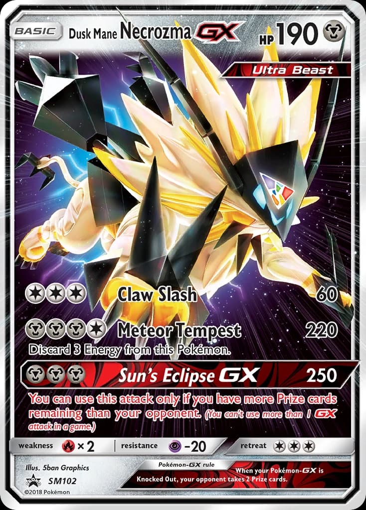 Dusk Mane Necrozma-GX (SM102)