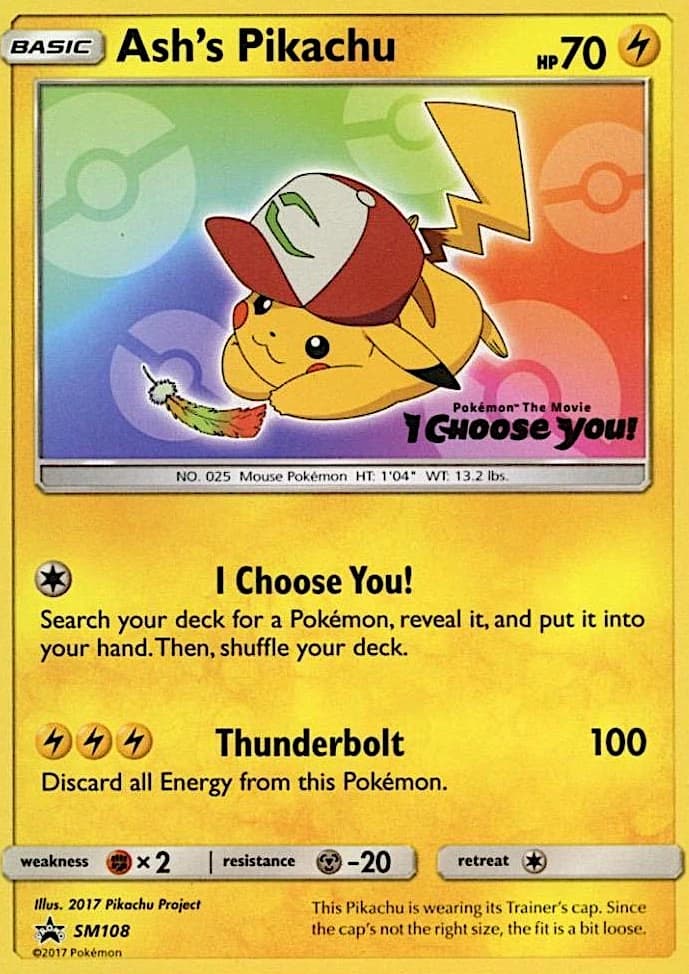 Ash's Pikachu (SM108)