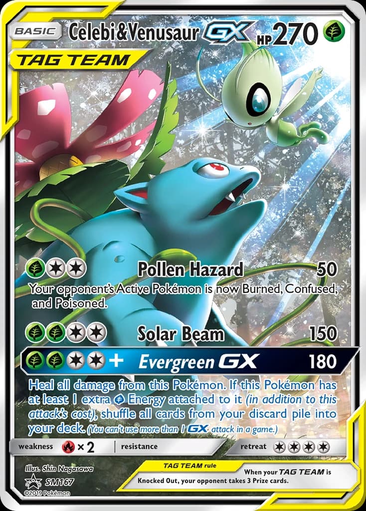 Celebi & Venusaur-GX (SM167)