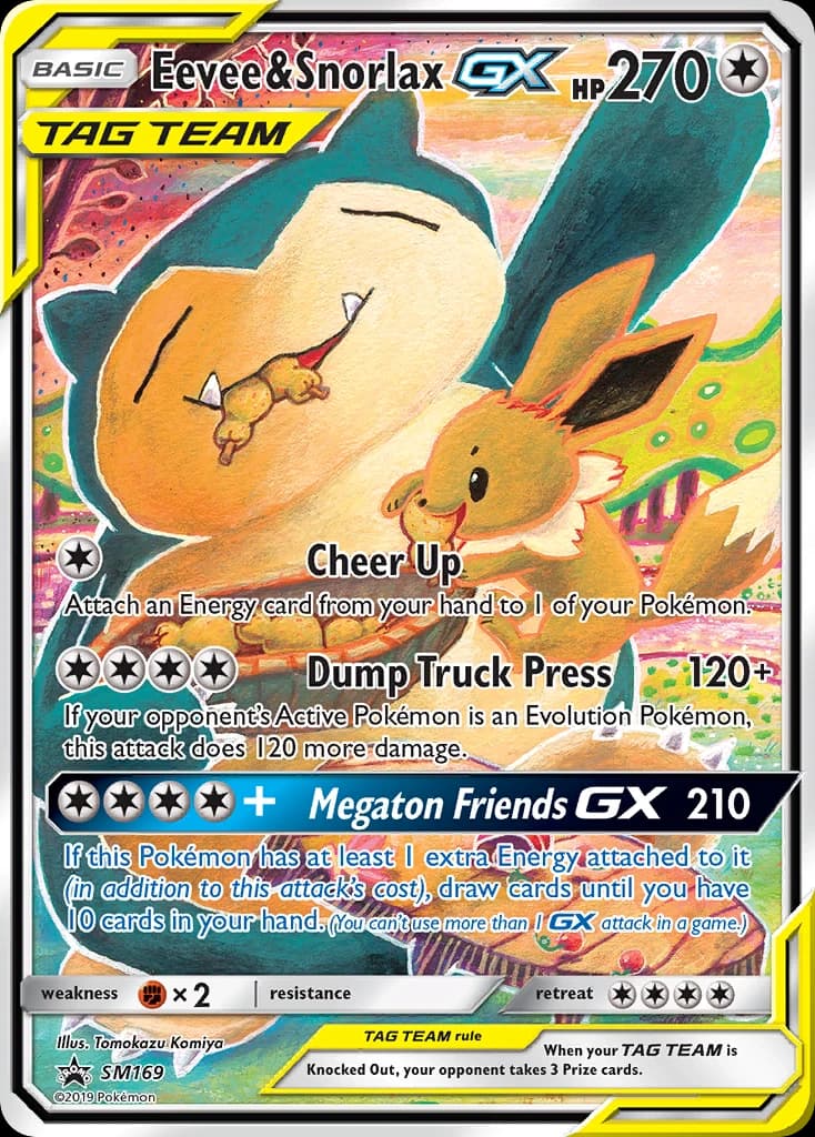 Eevee & Snorlax-GX (SM169)