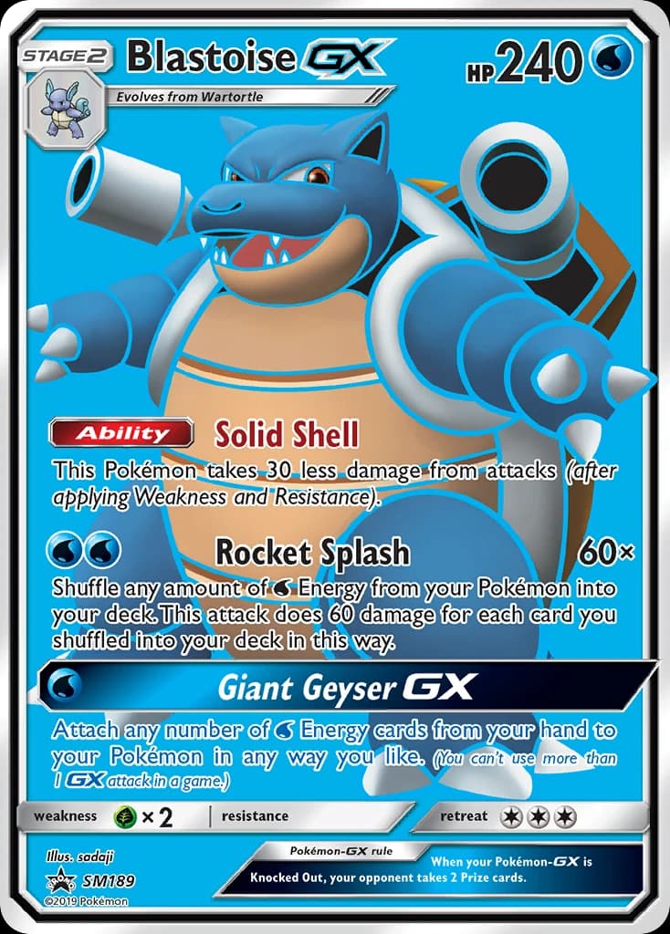 Blastoise-GX (SM189)