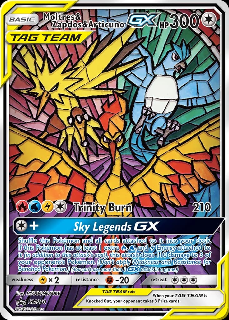 Moltres & Zapdos & Articuno-GX (SM210)