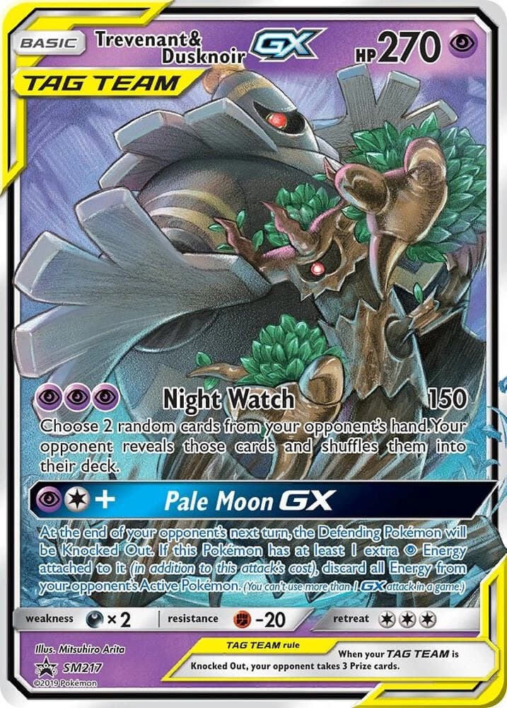 Trevenant & Dusknoir-GX (SM217)