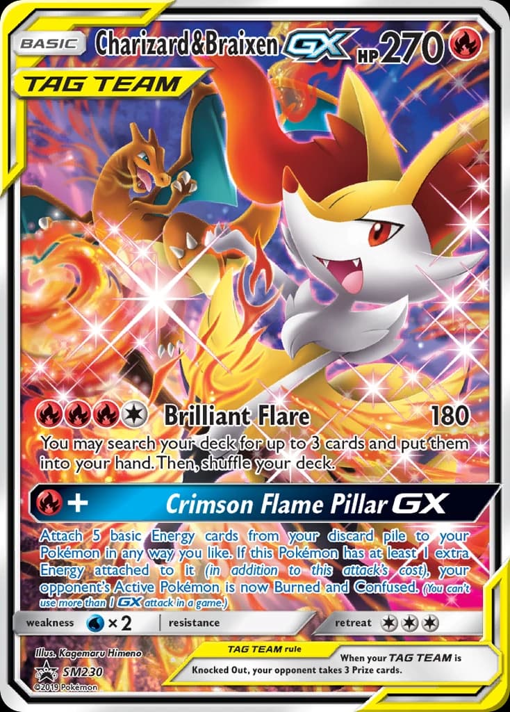 Charizard & Braixen-GX (SM230)
