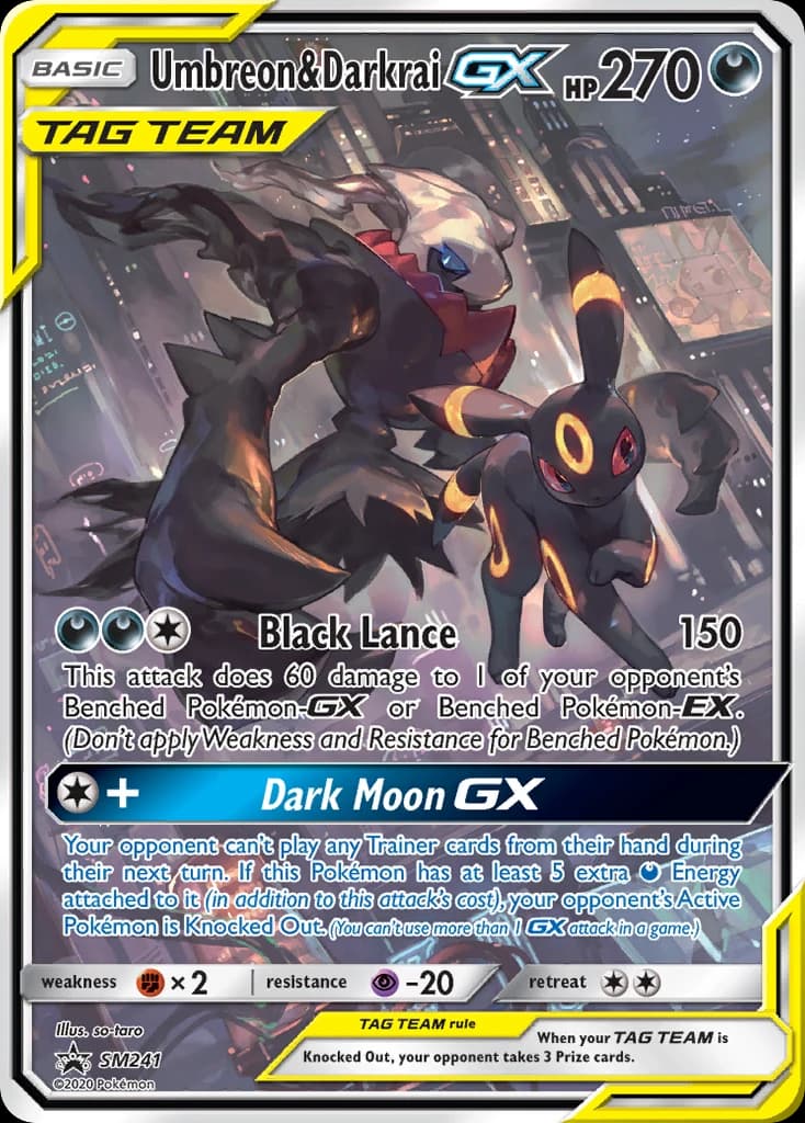 Umbreon & Darkrai-GX (SM241)