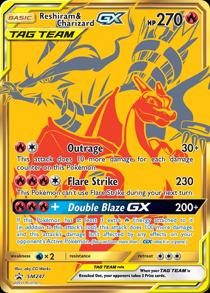 Reshiram & Charizard-GX (SM247)