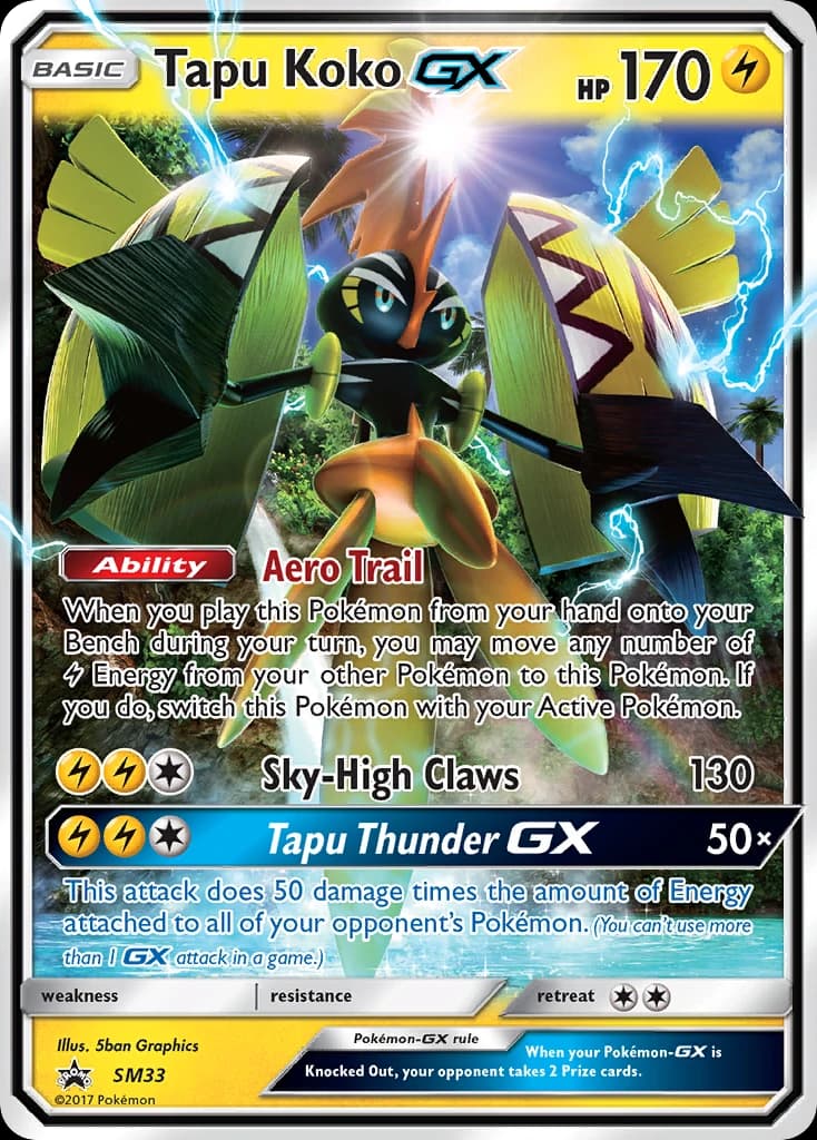 Tapu Koko-GX (SM33)