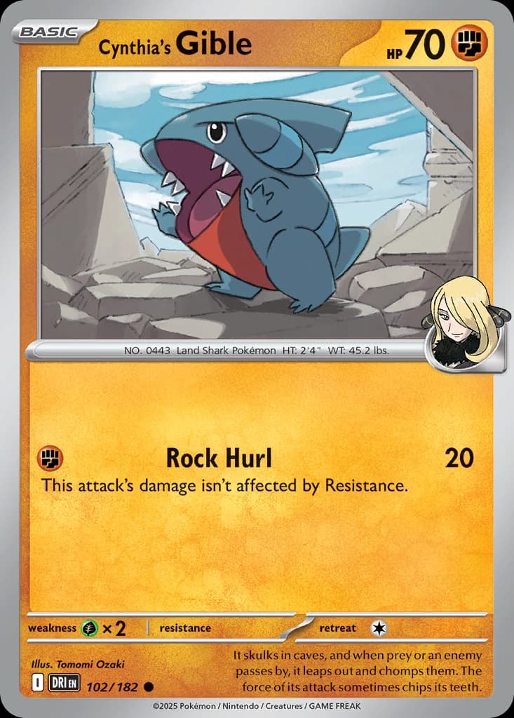 Cynthia's Gible (102)