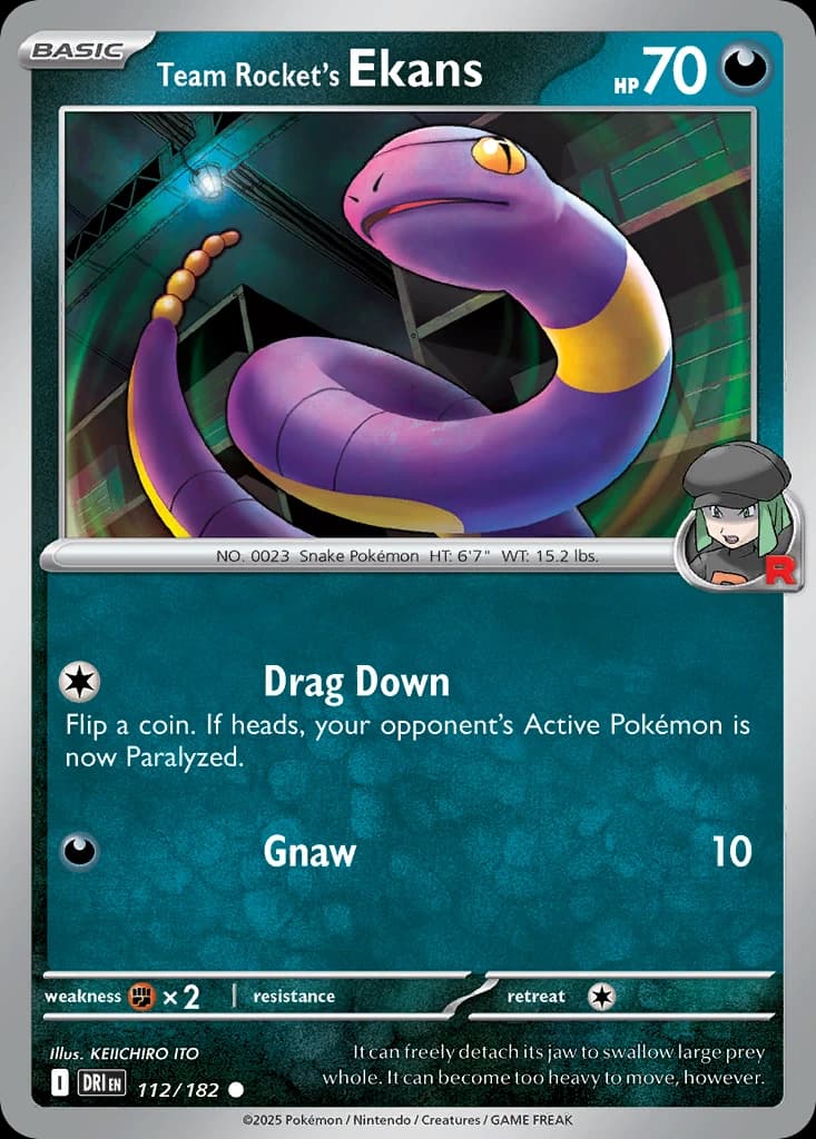 Team Rocket's Ekans (112)