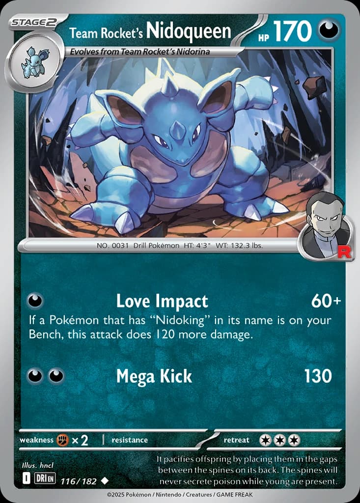 Team Rocket's Nidoqueen (116)