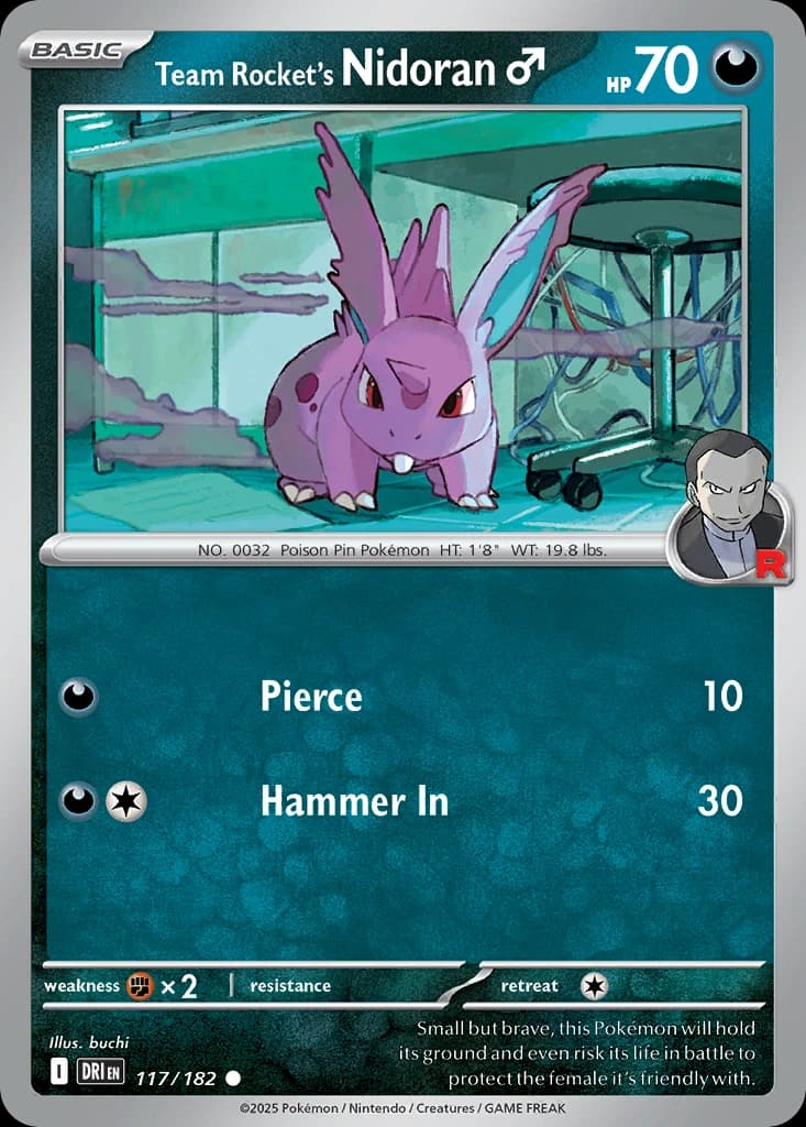 Team Rocket's Nidoran♂ (117)