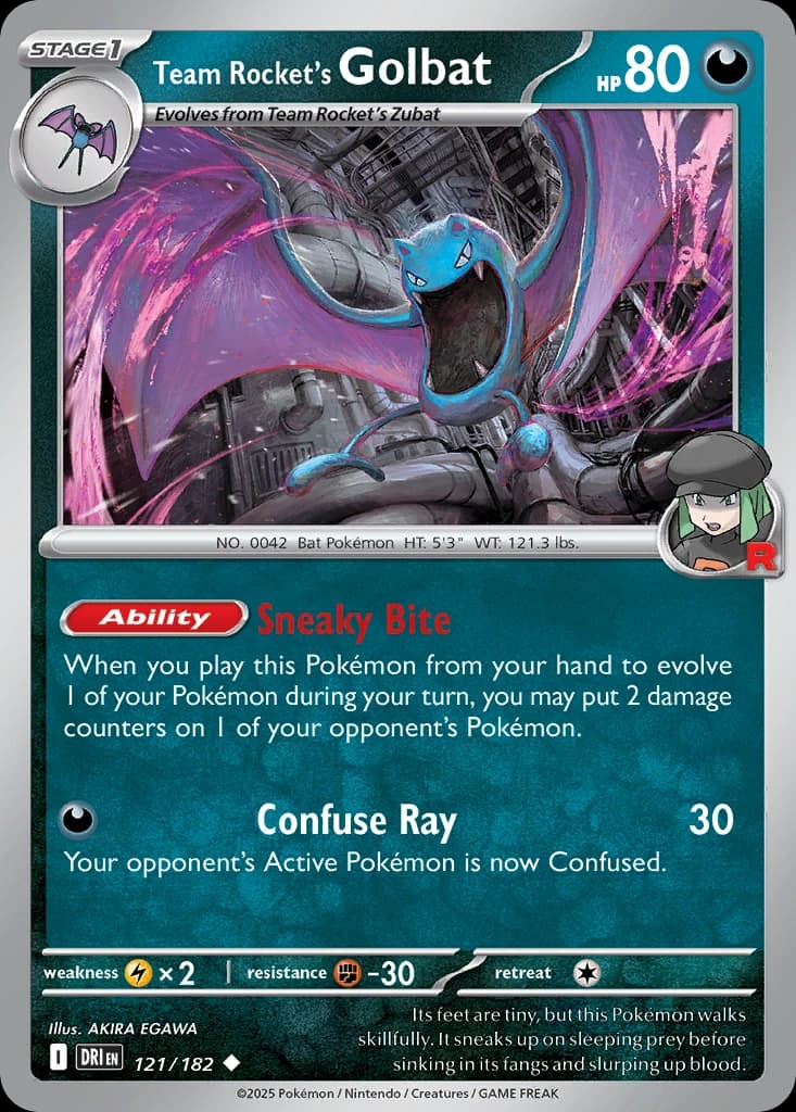 Team Rocket's Golbat (121)