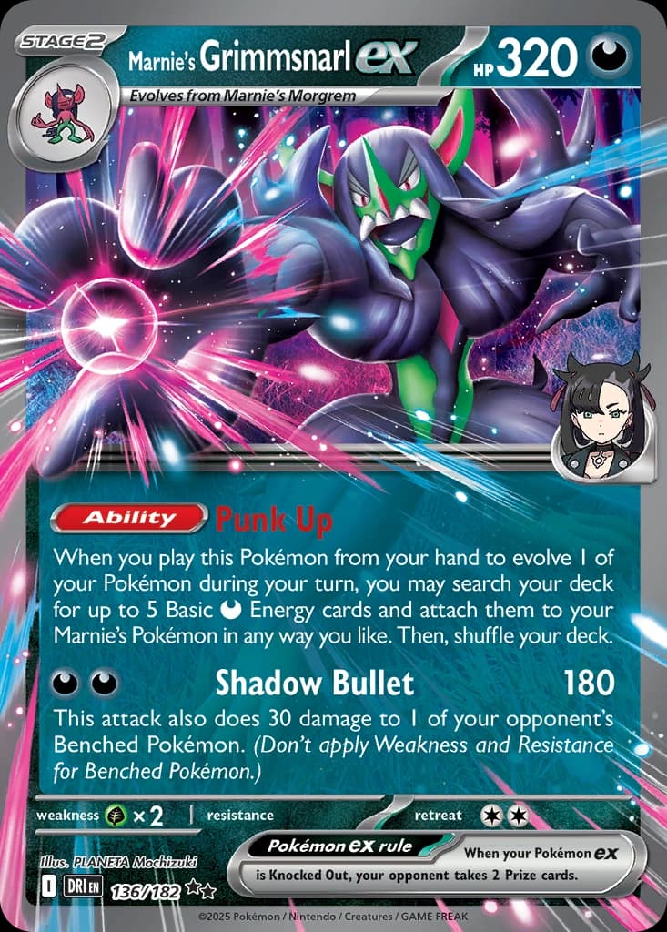 Marnie's Grimmsnarl ex (136)