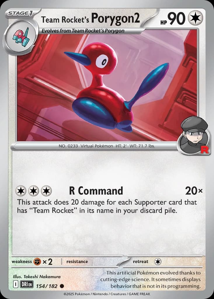 Team Rocket's Porygon2 (154)