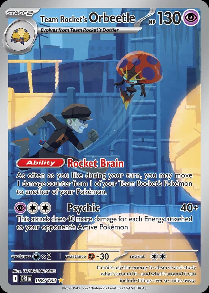 Team Rocket's Orbeetle (198)