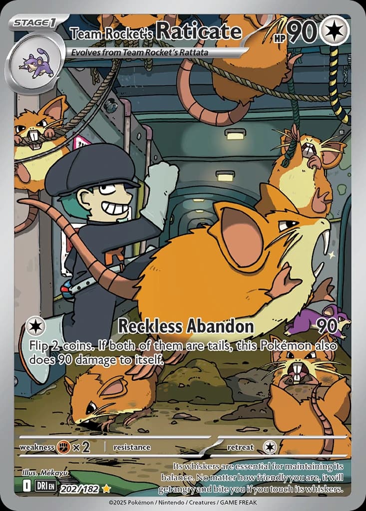 Team Rocket's Raticate (202)