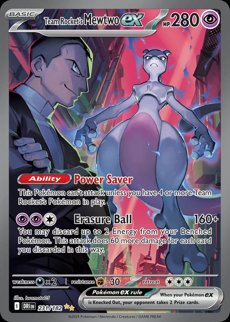 Team Rocket's Mewtwo ex (231)