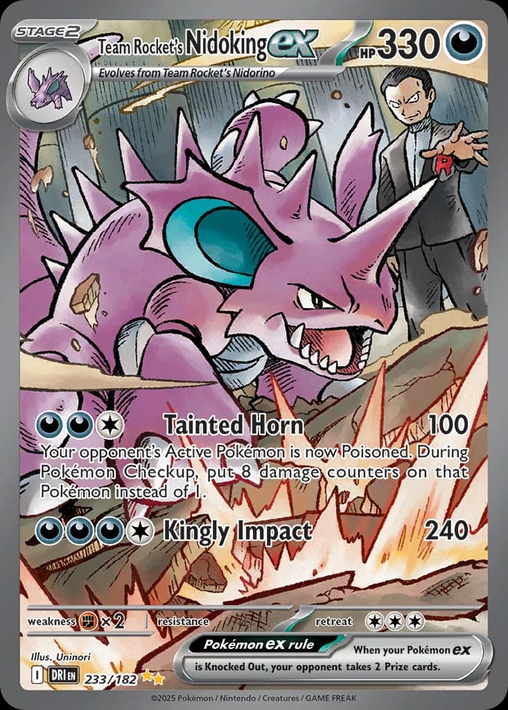 Team Rocket's Nidoking ex (233)