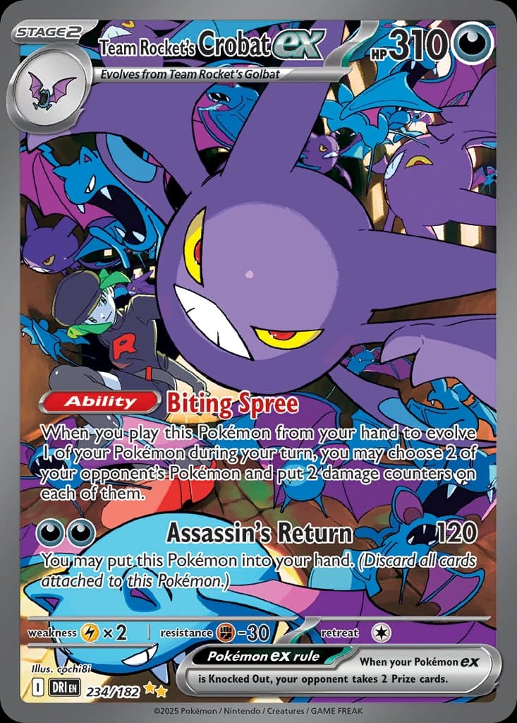 Team Rocket's Crobat ex (234)