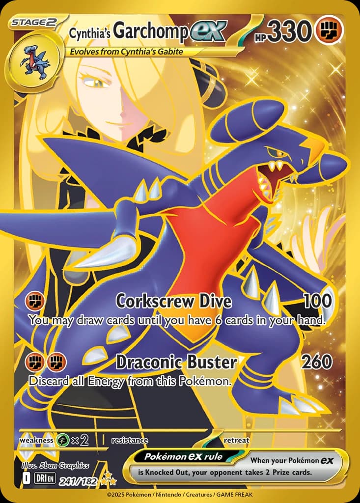 Cynthia's Garchomp ex (241)