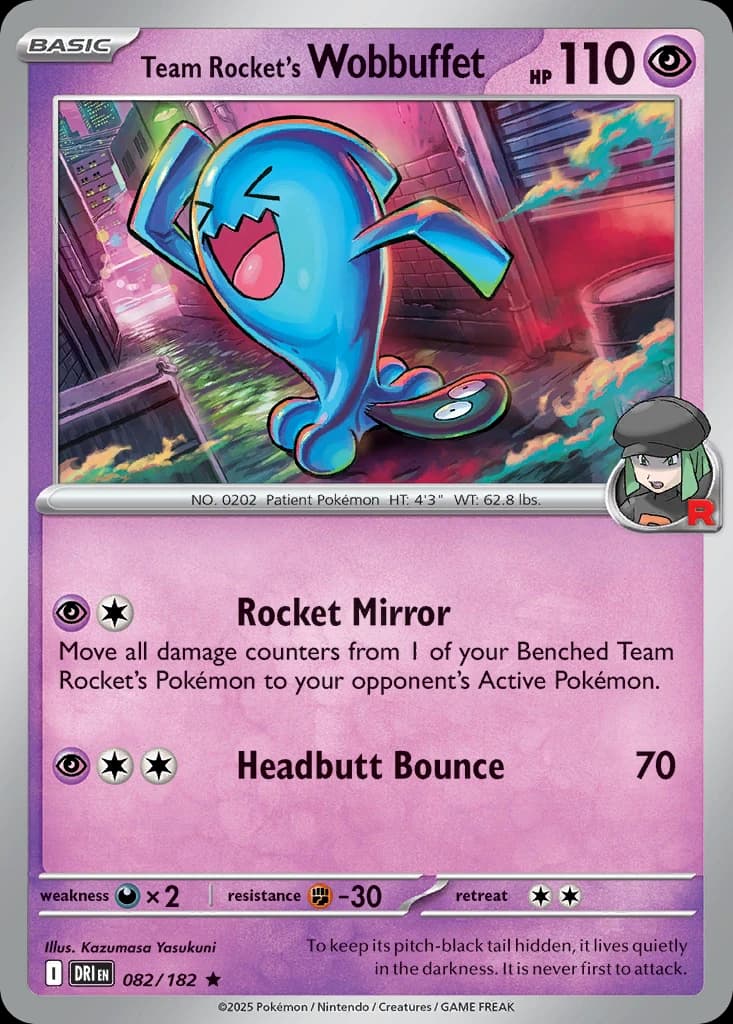 Team Rocket's Wobbuffet (82)