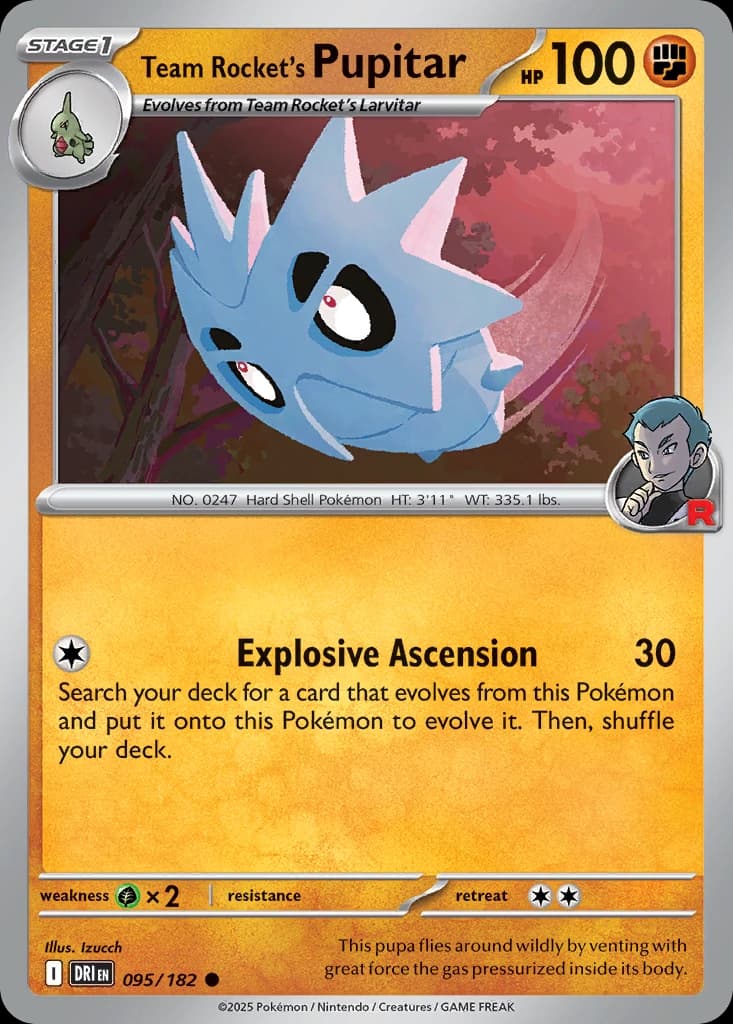 Team Rocket's Pupitar (95)