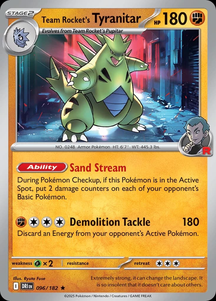 Team Rocket's Tyranitar (96)