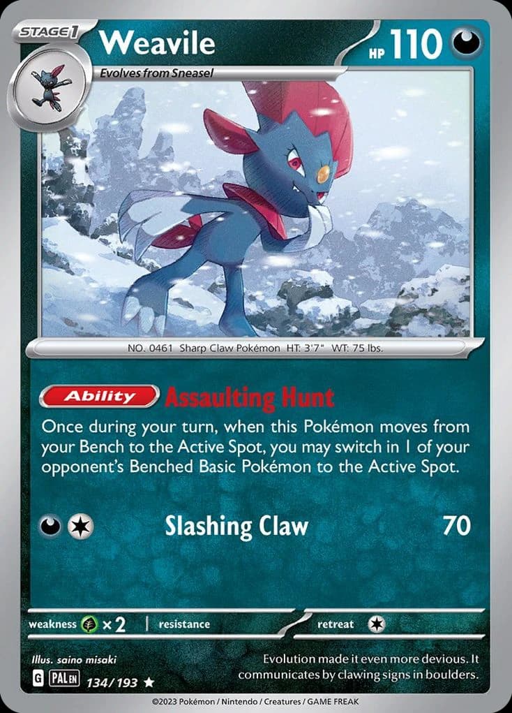 Weavile (134)