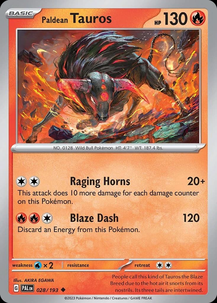 Paldean Tauros (28)