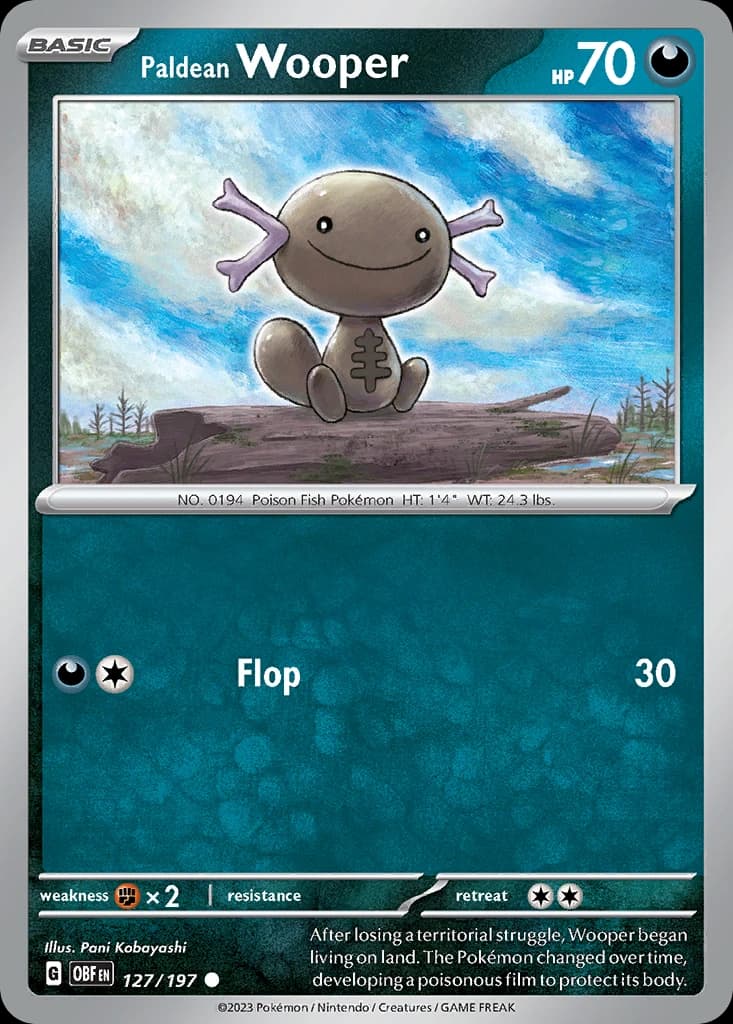 Paldean Wooper (127)
