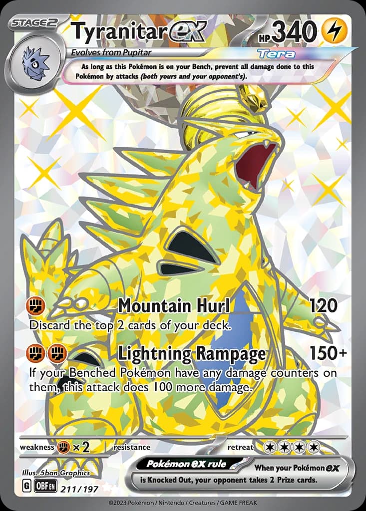 Tyranitar ex (211)