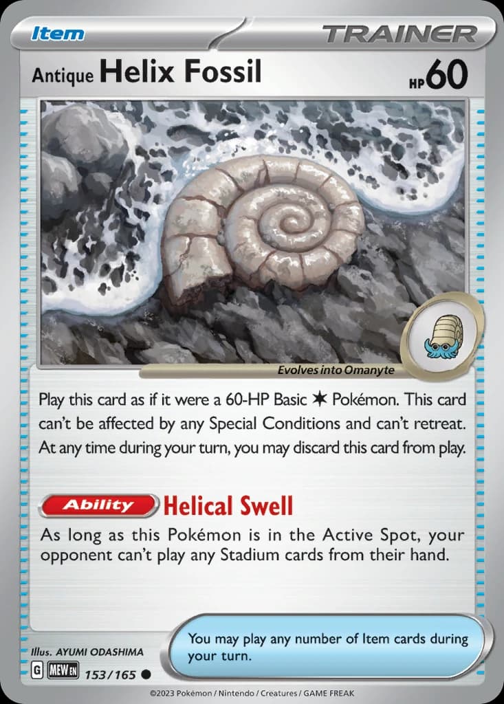 Antique Helix Fossil (153)
