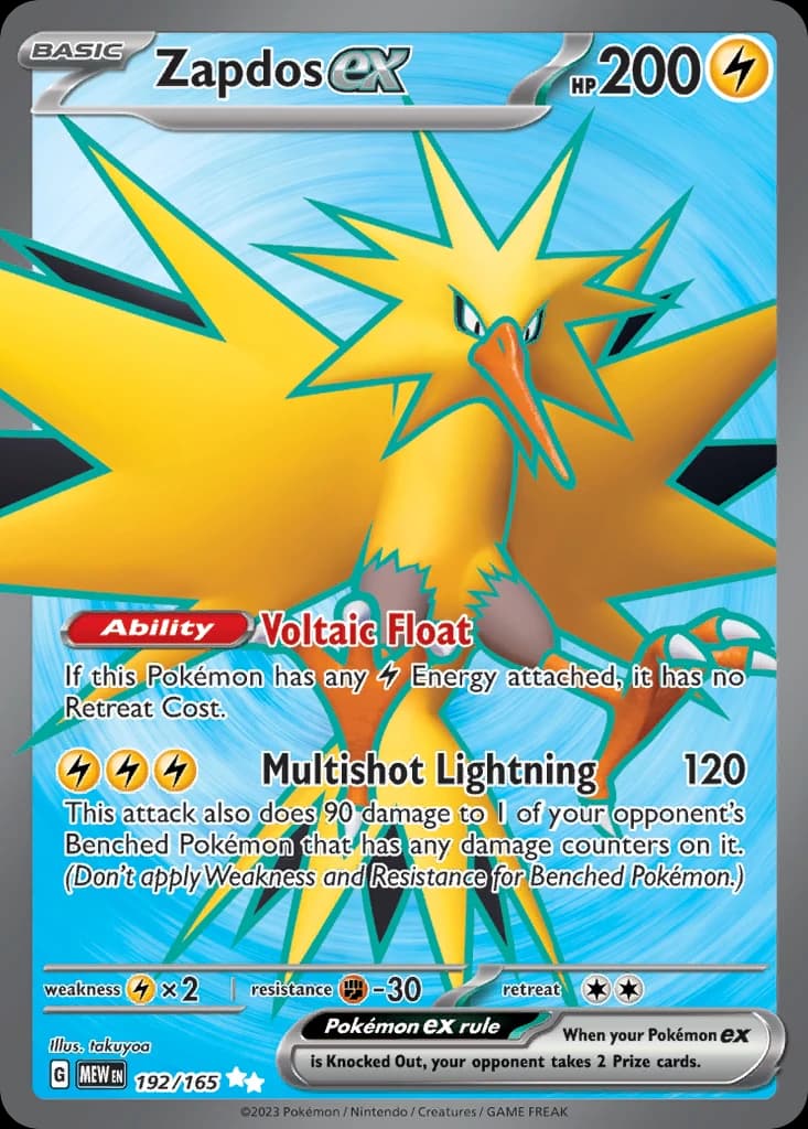 Zapdos ex (192)