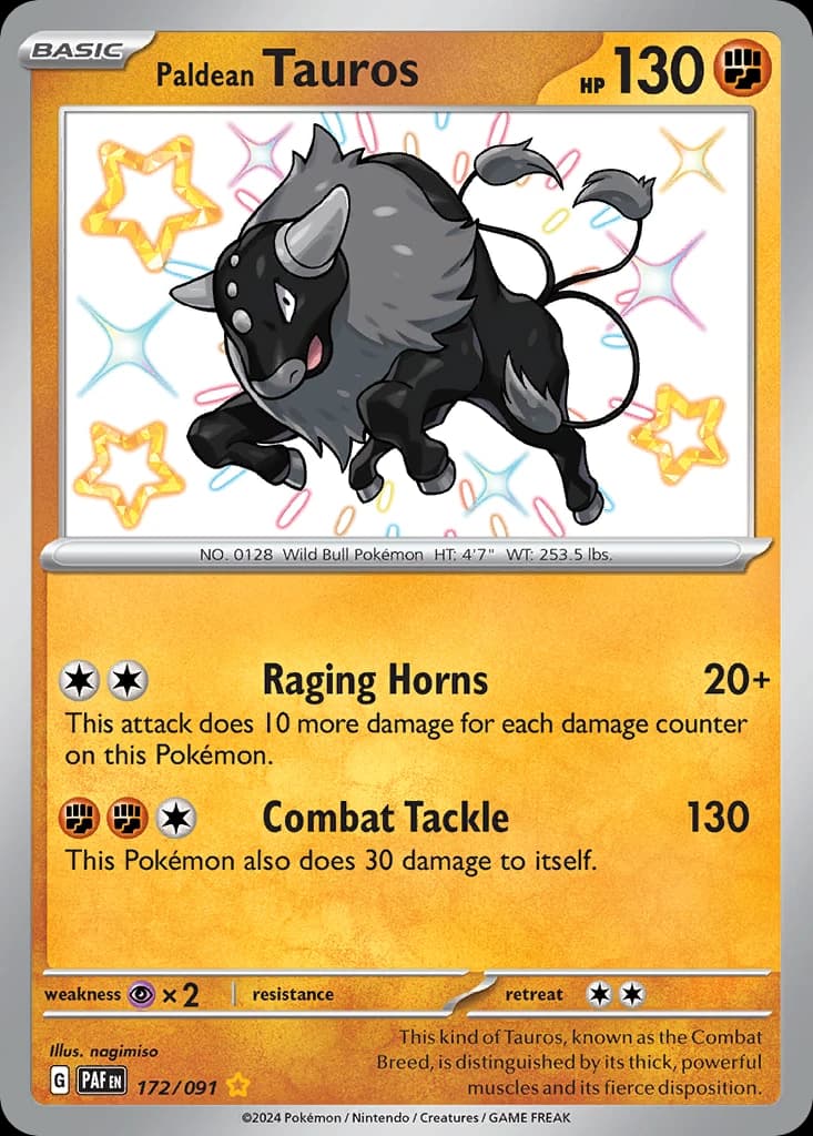 Paldean Tauros (172)