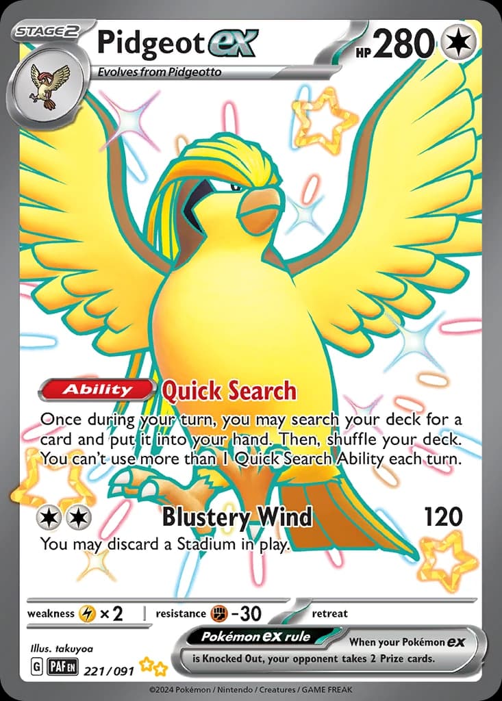 Pidgeot ex (221)