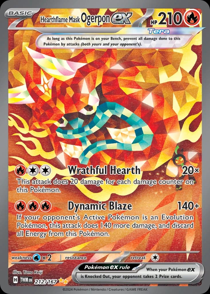 Hearthflame Mask Ogerpon ex (212)
